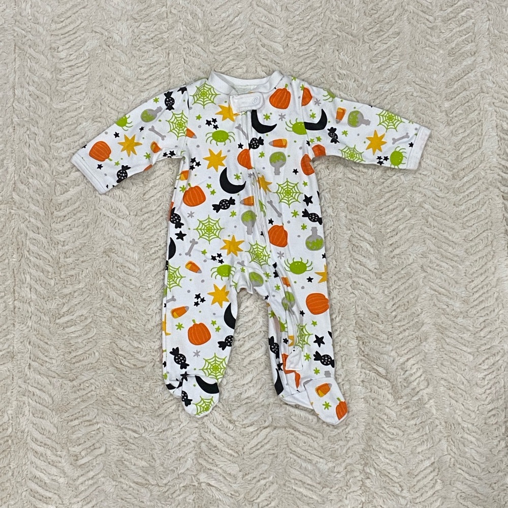 Halloween-Themed Kids Footie